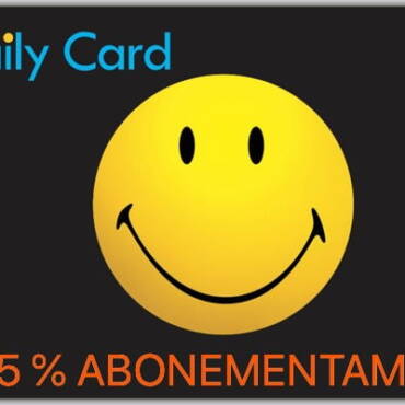 Su Daily Card nuolaidų kortele -15% abonementams!